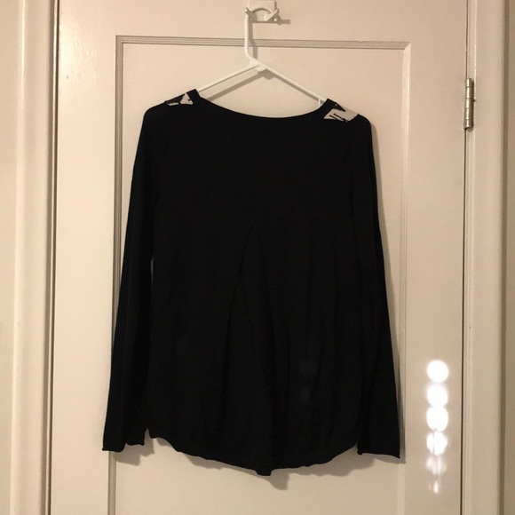 Anthropologie Black and White Lion Pullover - Picture 2 of 5